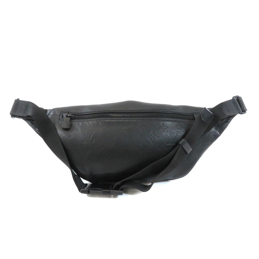 Louis Vuitton Bag Black Hip Waist Shadow Discovery Monogram Bum Black